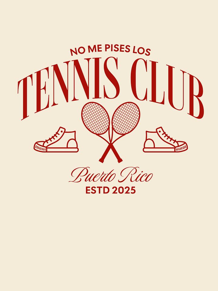 No Me Pises los Tennis Club Camiseta Unisex product image (4)