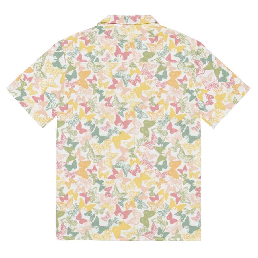 Pastel Butterfly Hawaiian Shirt product image (5)