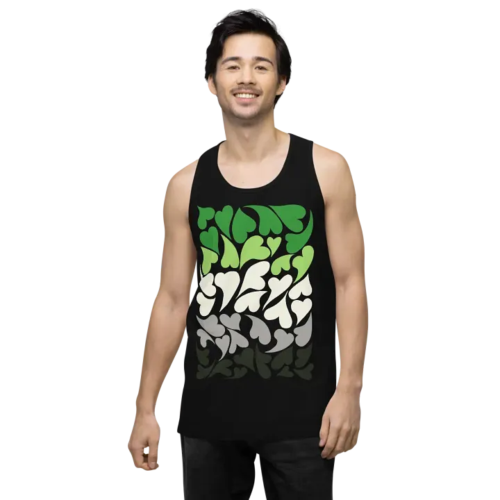 Nestled PRIDE Aromantic Tank Top product image (5)