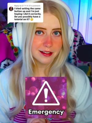 Replying to @S T Y X I E how I set up the emergency button on my @Elgato stream deck! Hope this helps!💙 let me know if you’d like a closer look at any of my other stream deck buttons! #elizabetheverafter #contentcreator #twitchstreamer #tiktokstreamer #twitch #twitchtv #elgatoambassador #streamdeck #tutorial 