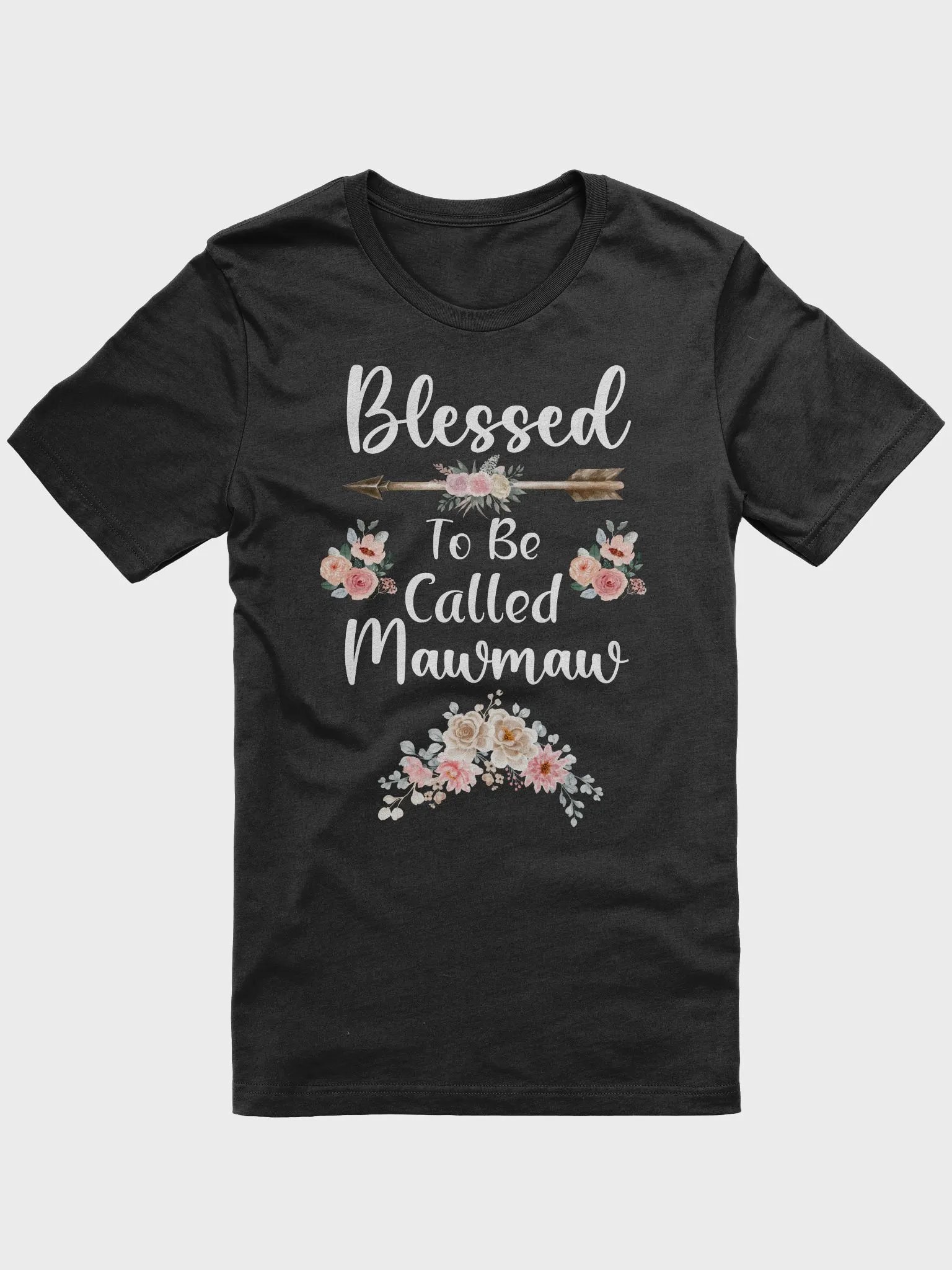 Blessed To Be Called Mawmaw Floral Mothers Day Unisex T-Shirt product image (1)
