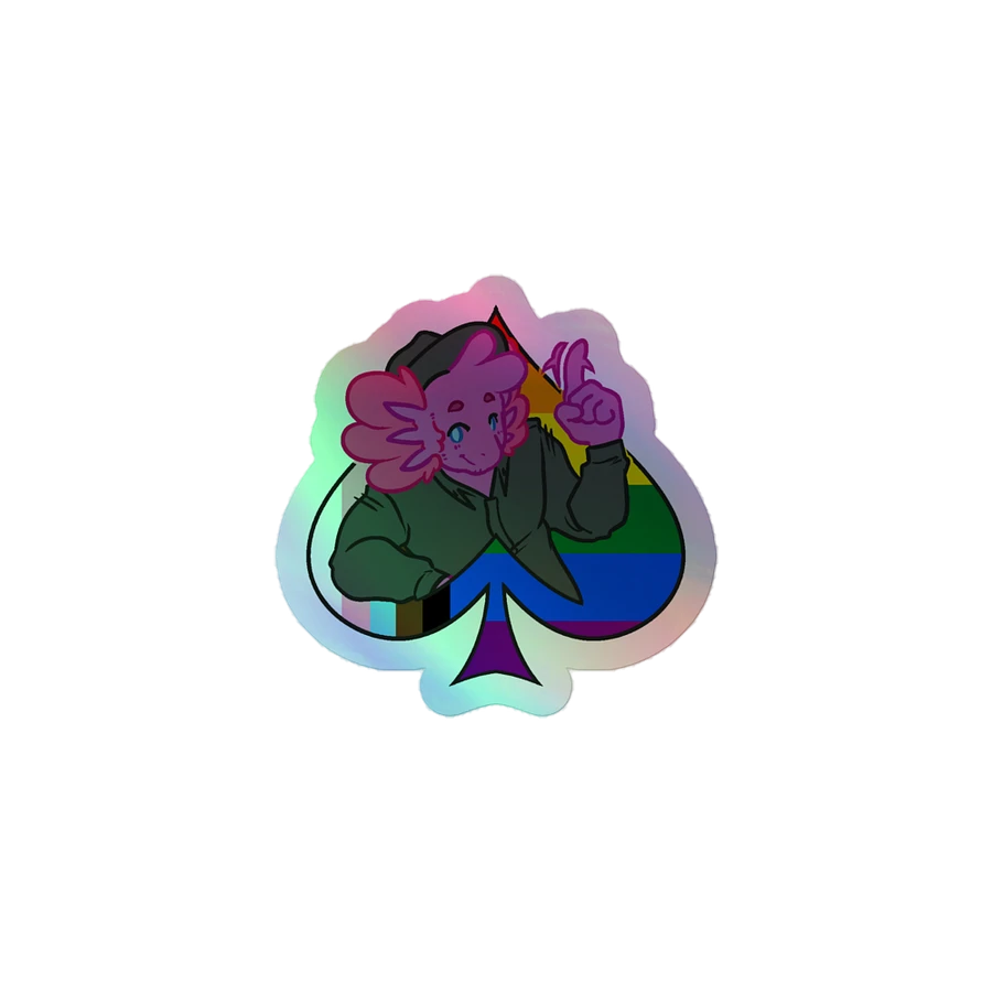 Pride in Spades | Kiss-Cut Holo Sticker product image (1)