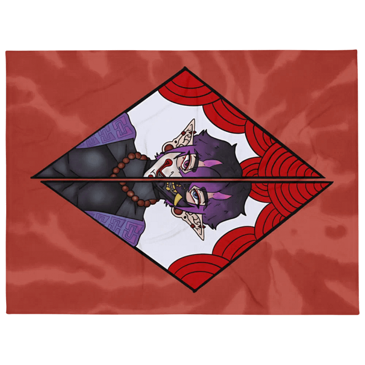 Split Masked Throw Blanket product image (1)
