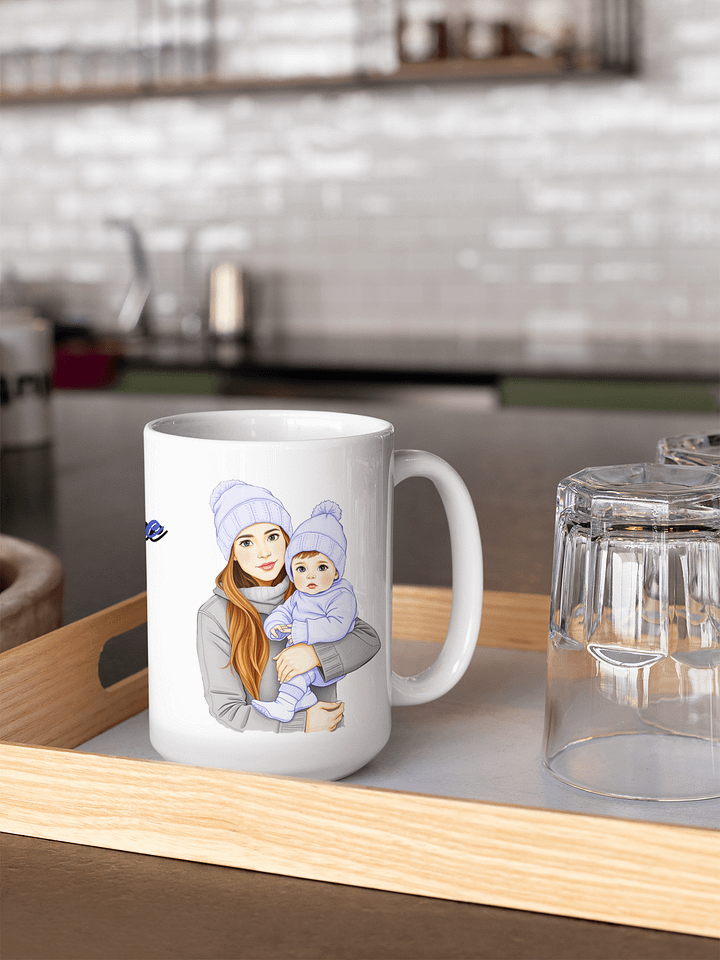 💙Sip in Style, Supermom!💙 (Green eyes, Brown hair) product image (1)