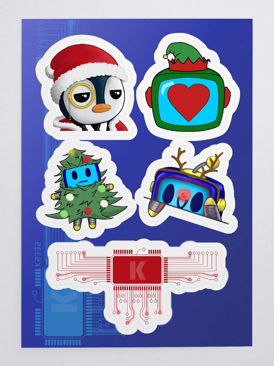 Holiday Sticker Sheet (5 Stickers) product image (3)