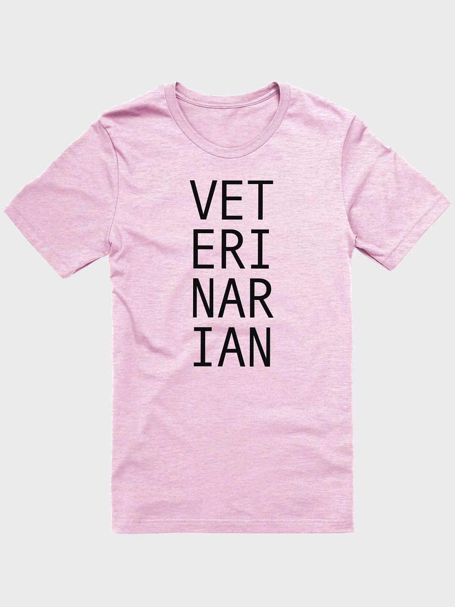 VETERINARIAN Stacked Text T-Shirt product image (1)