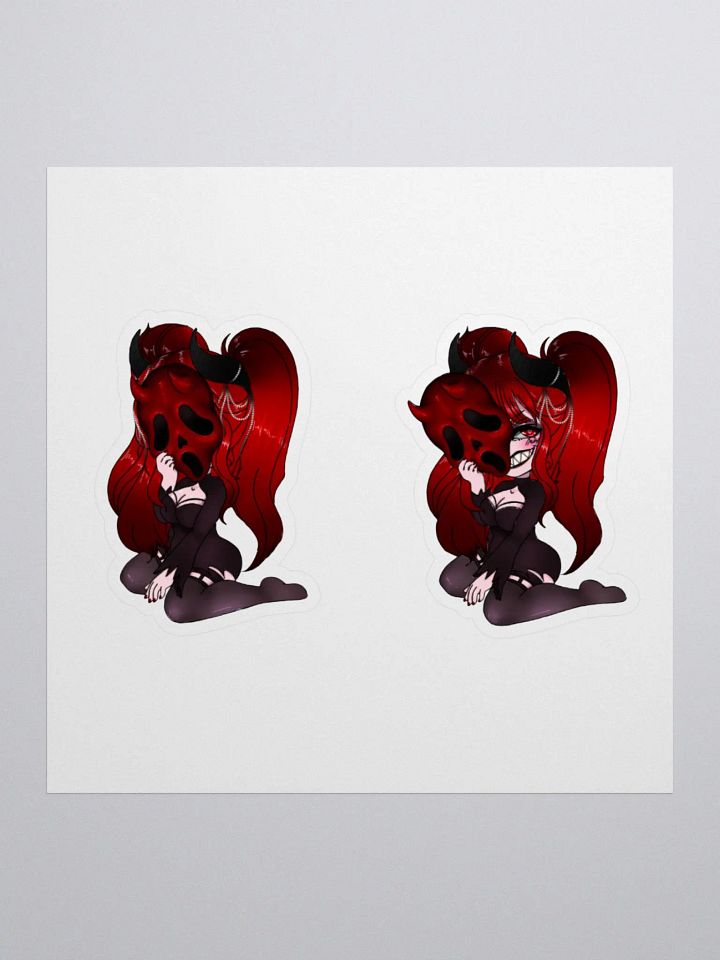 Red Chibi Demon Stickers product image (1)