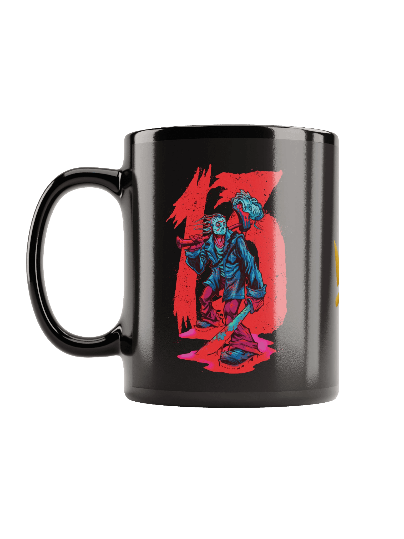 Royal Warrior Black Glossy Mug product image (6)