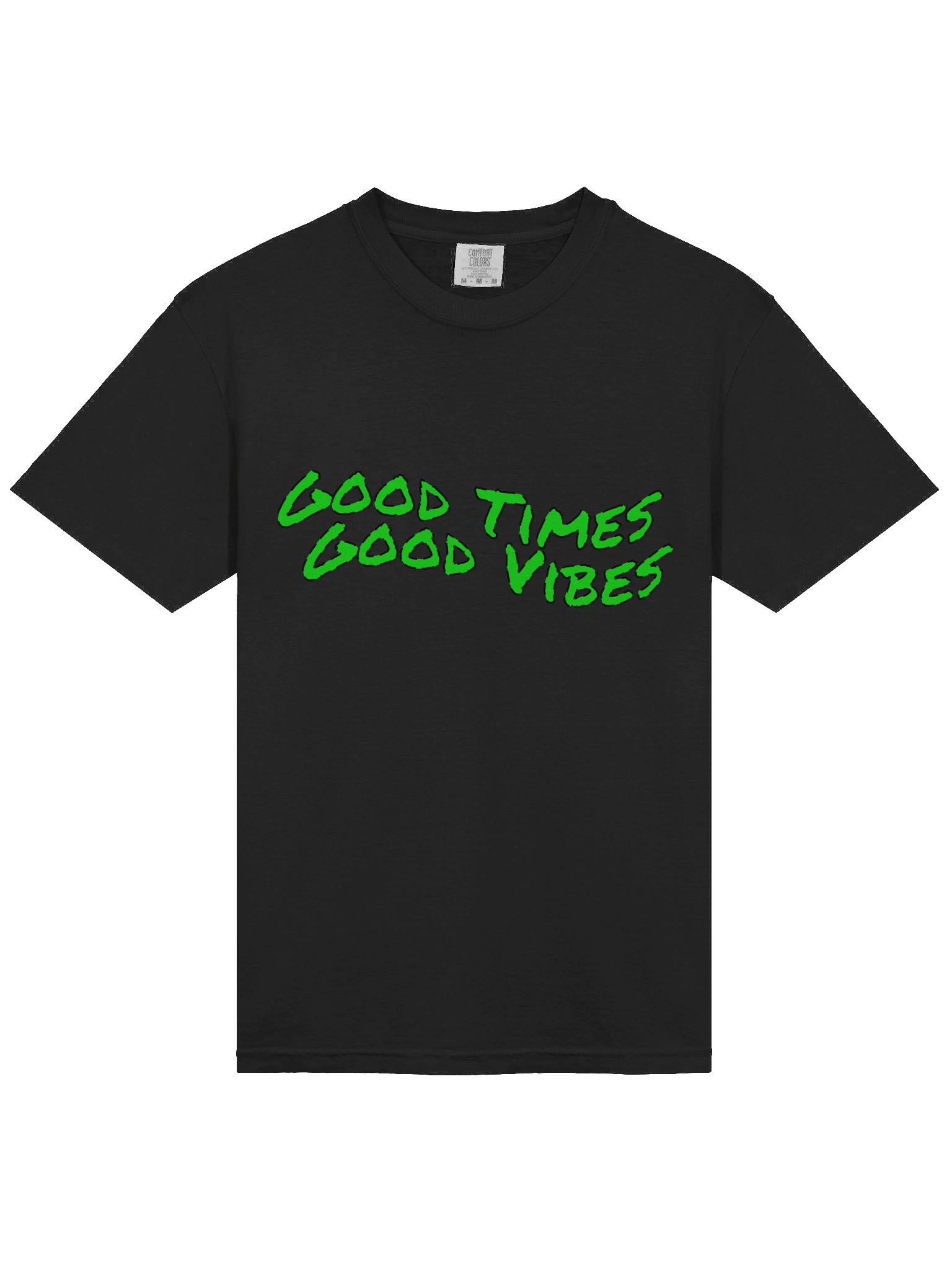 Good Vibes Green Jagged Tee product image (3)