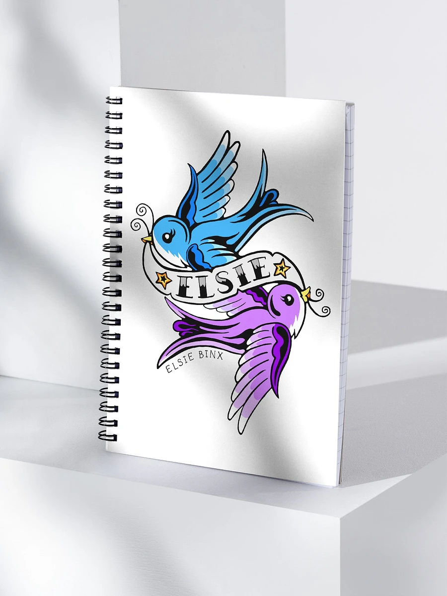 Swallow Tattoo Spiral Notebook product image (1)