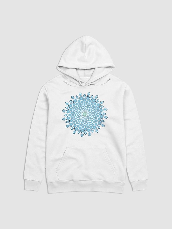 Blue Dot Mandala Unisex Eco Hoodie product image (2)