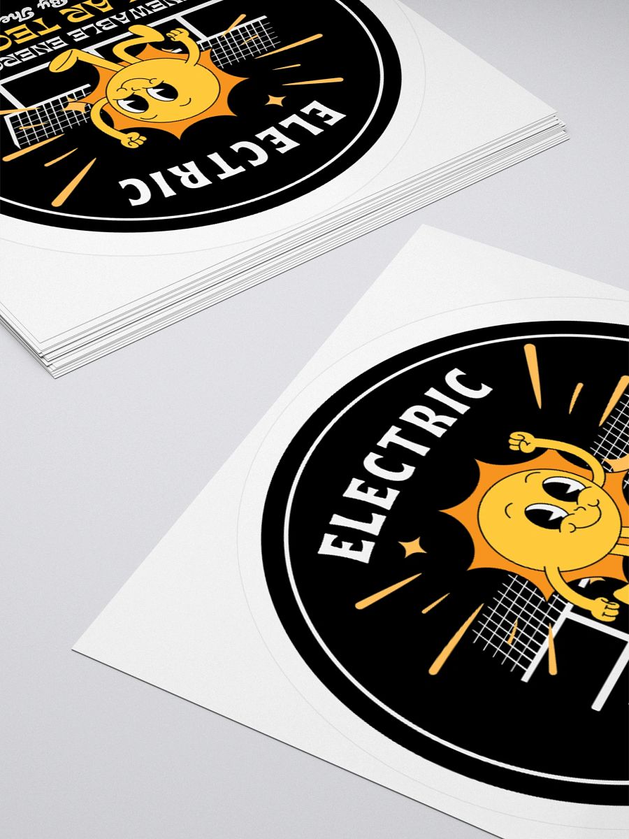 Powered by Solar Sticker product image (4)