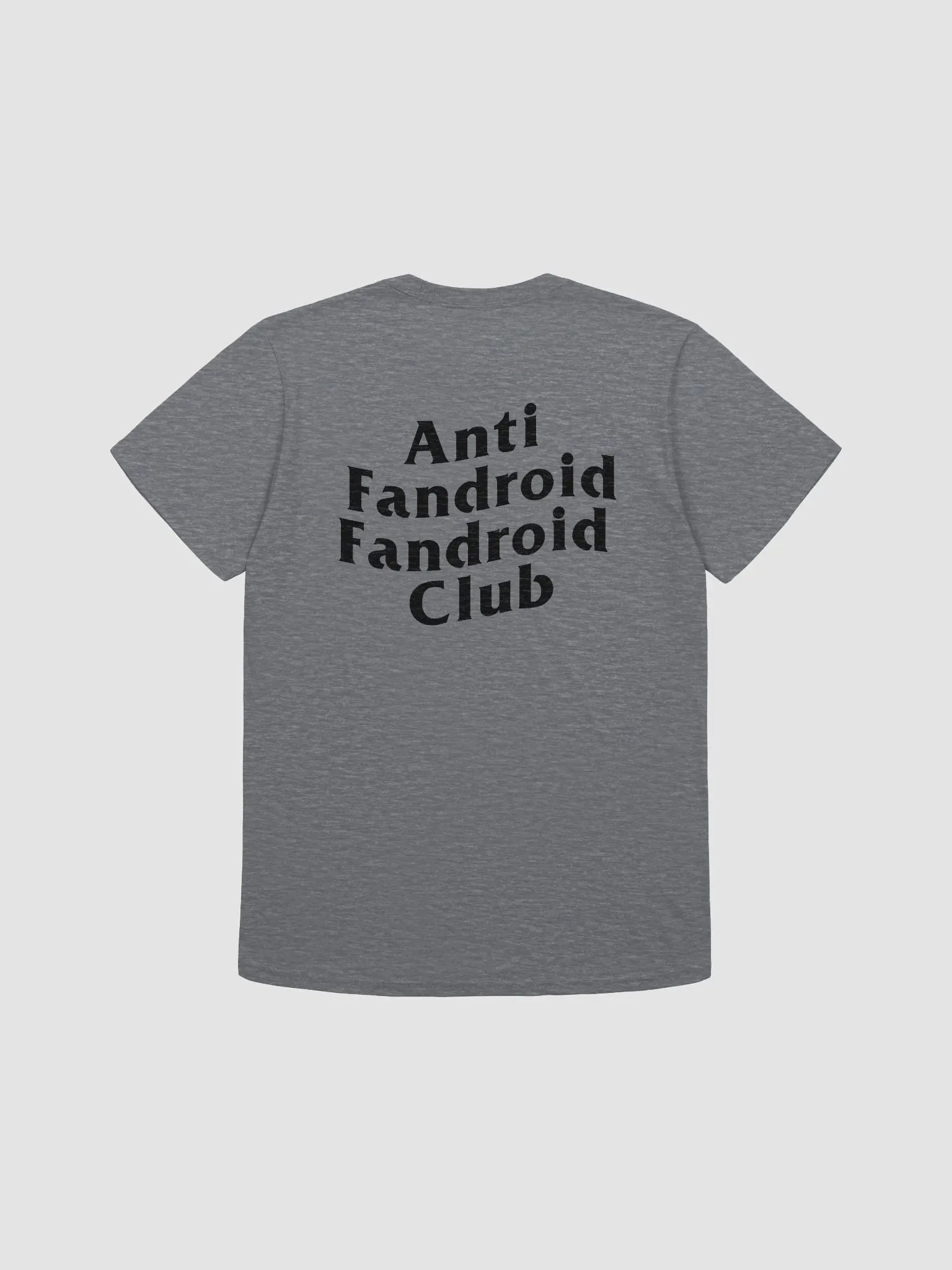 😡anti fandroid fandroid club parody shirt white🚫 product image (4)
