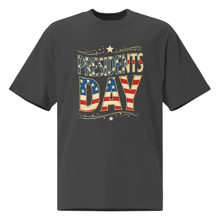 Patriotic Presidents Day Oversized Tee product image (1)