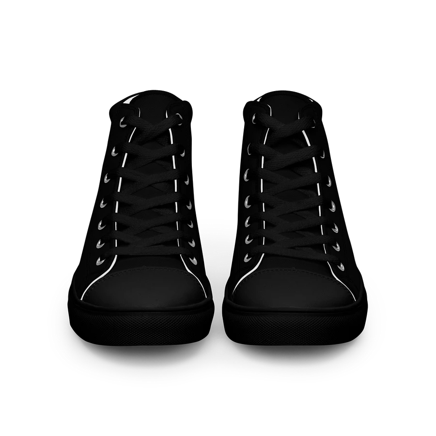 Black Flower Sneakers product image (30)