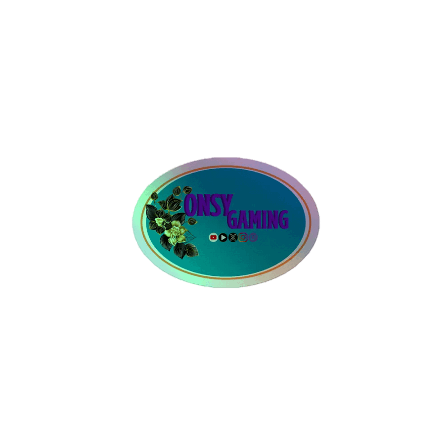 Logo holographic sticker product image (1)