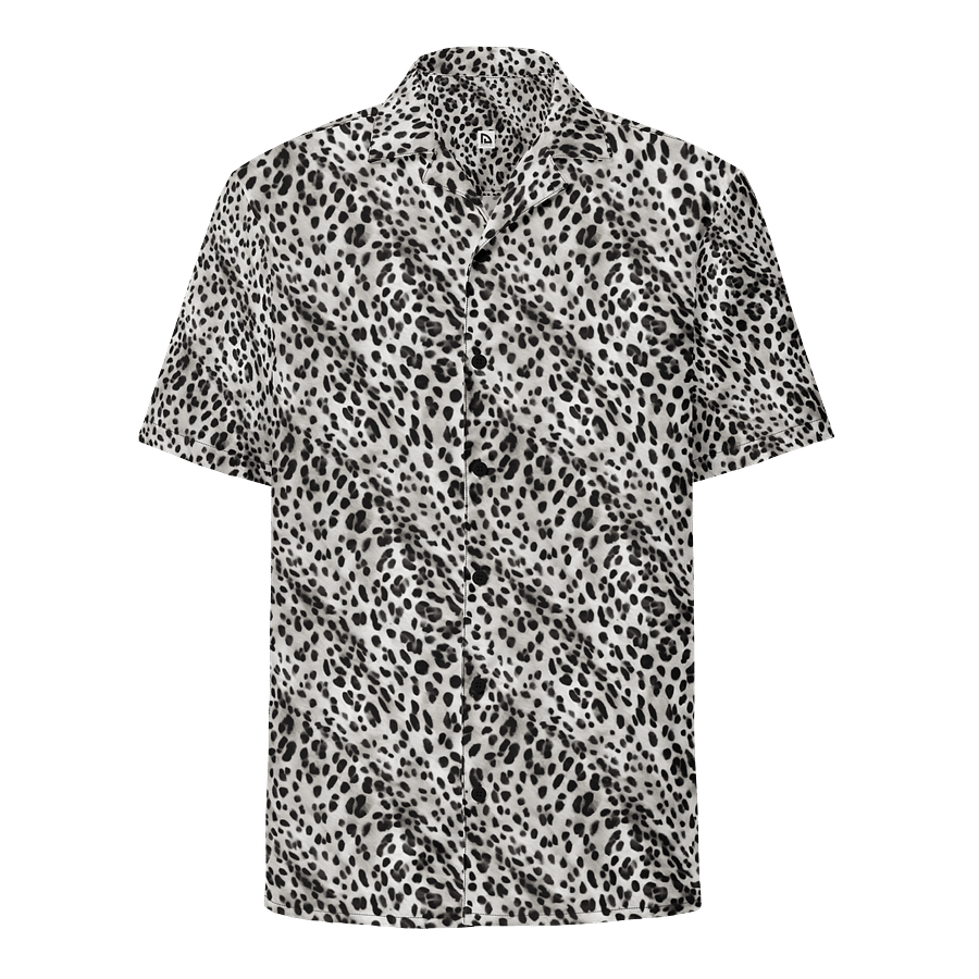 Grey Leopard Hawaiian Shirt product image (1)
