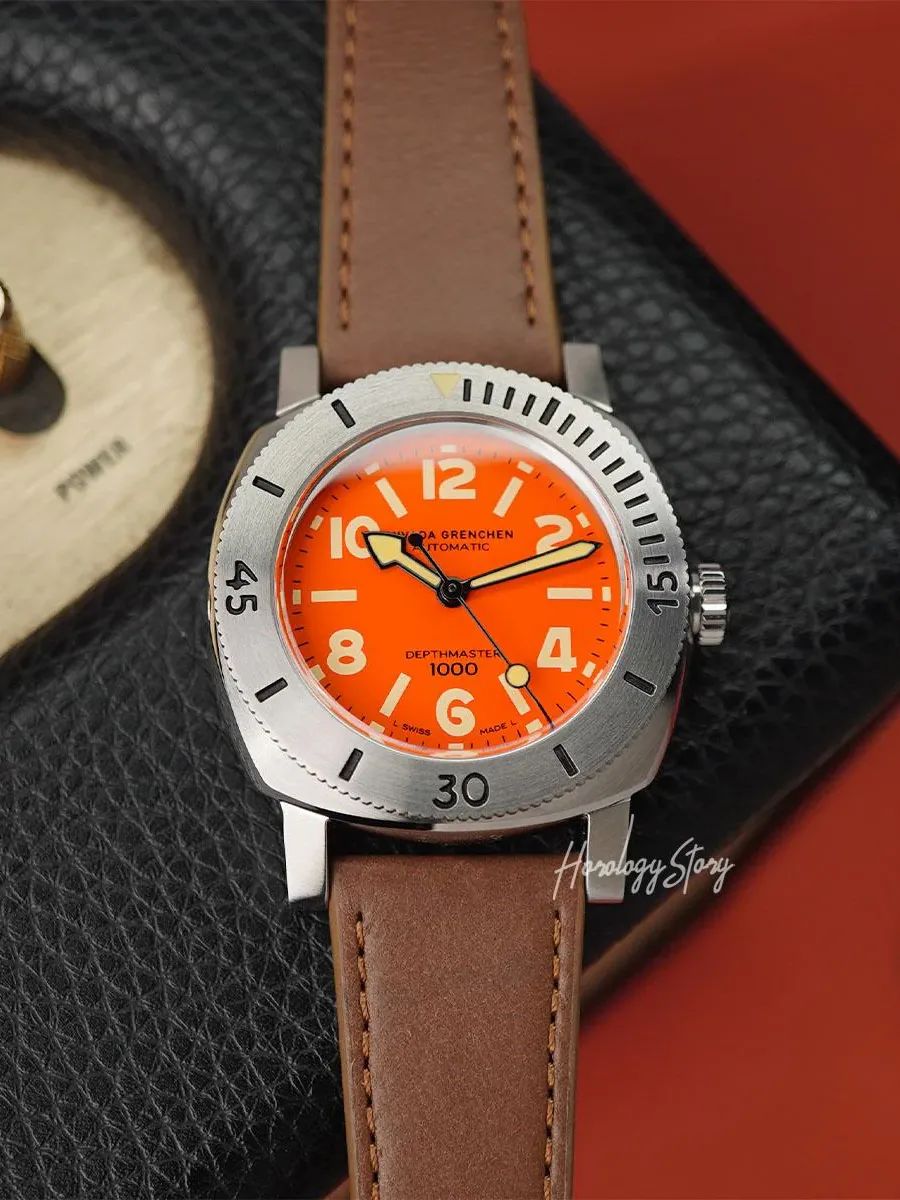 Nivada Grenchen Depthmaster 1000m Orange product image (2)