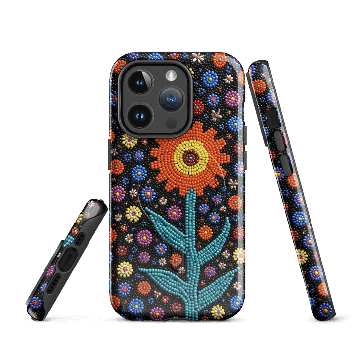 Floral Fusion Faux-Beaded iPhone® Tough Case product image (3)