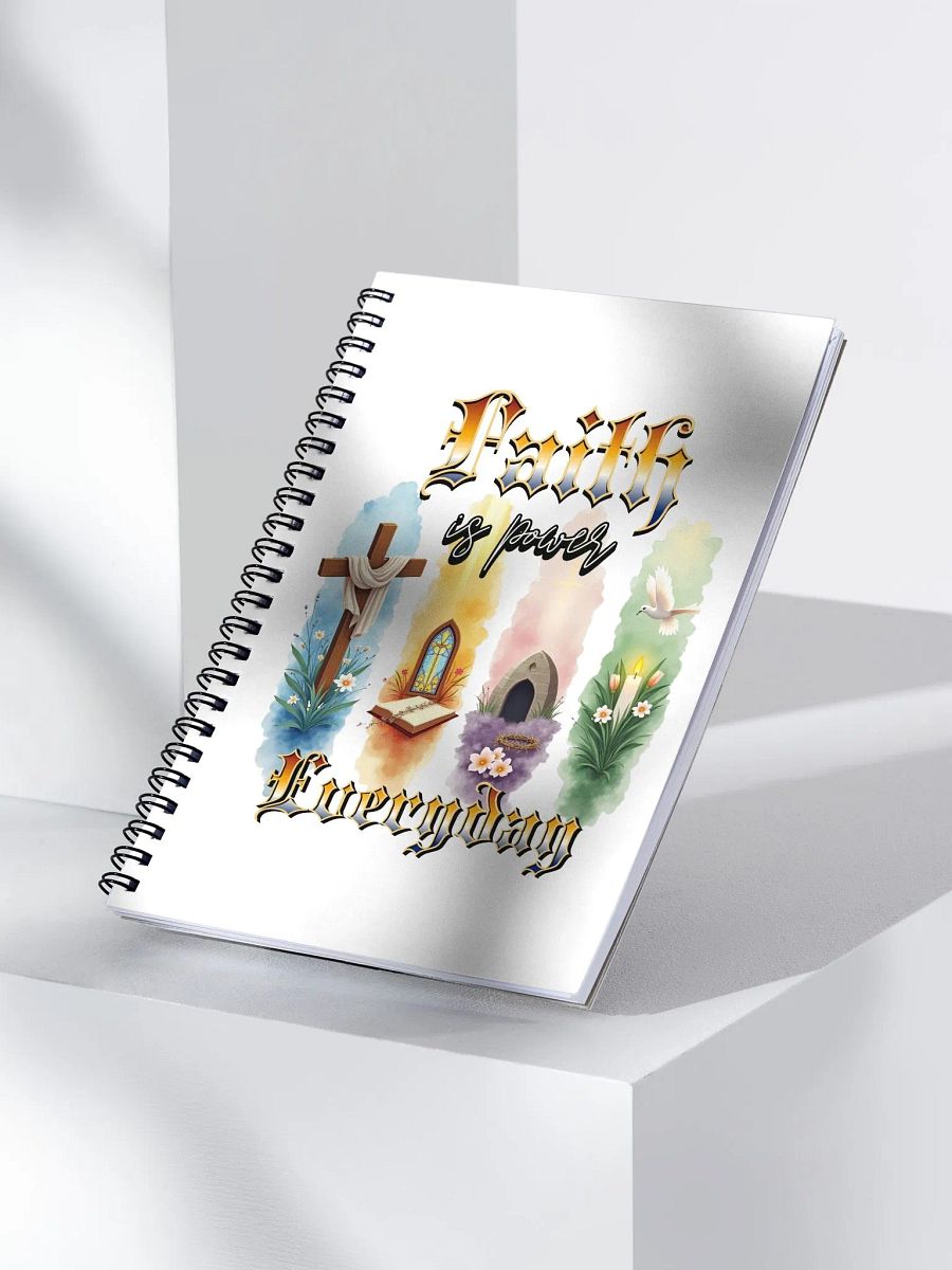 Faith Is Power Everyday Reflections Spiral Notebook product image (3)