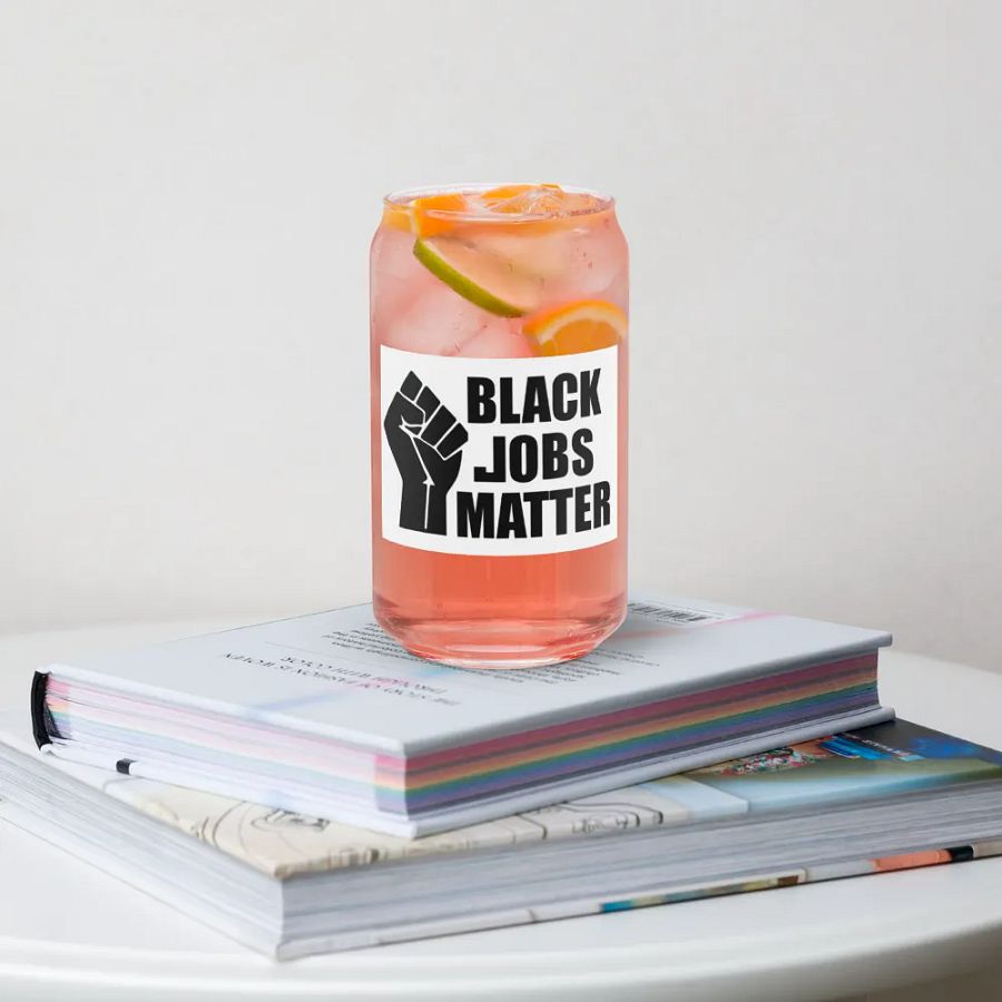 Ethan-Black Jobs Matter-CAN-SHAPED GLASS product image (34)