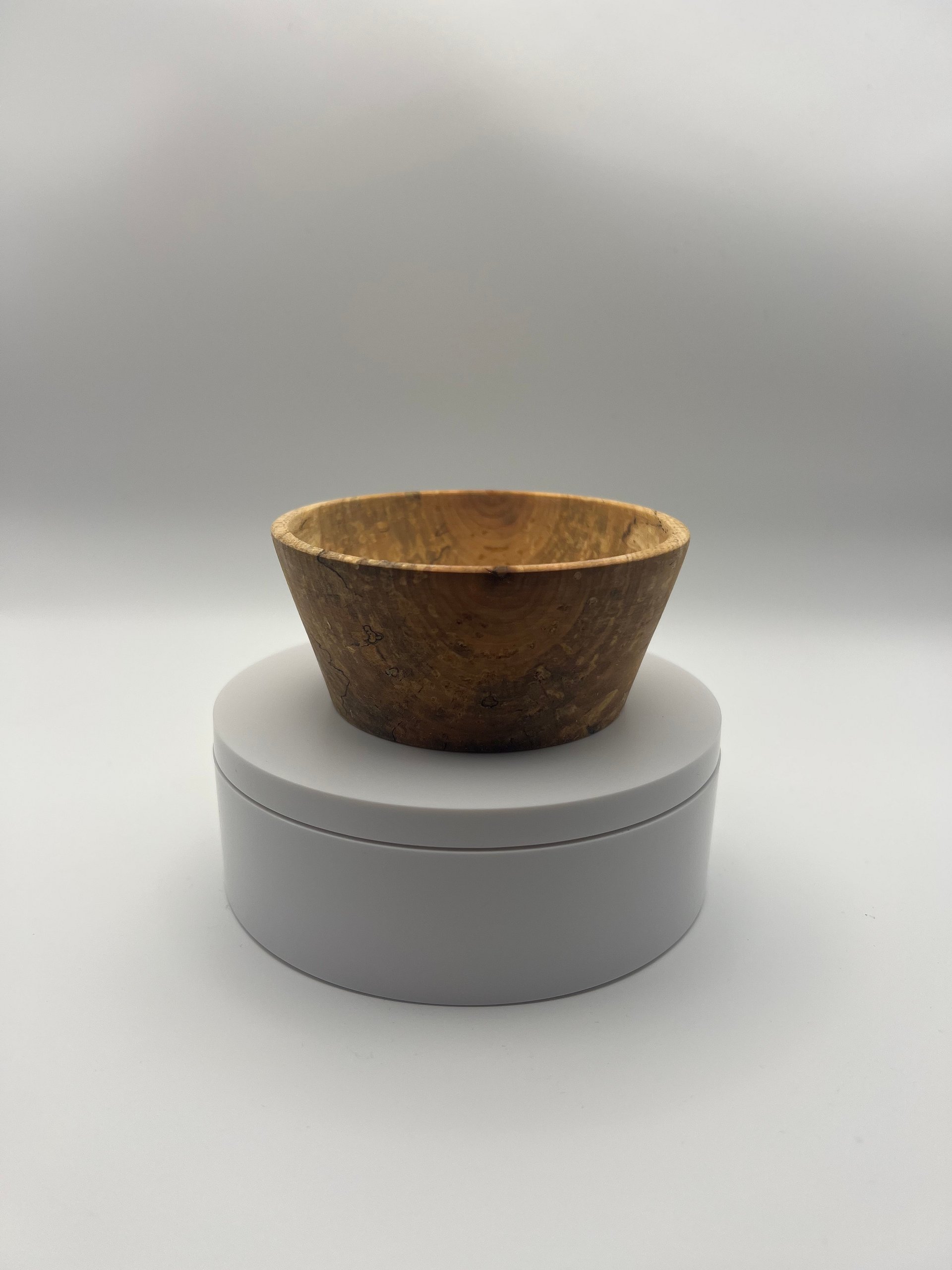 Storm-Fallen Spalted Maple Bowl (3.75”) – Natural Patterned Mini Catch-All product image (2)