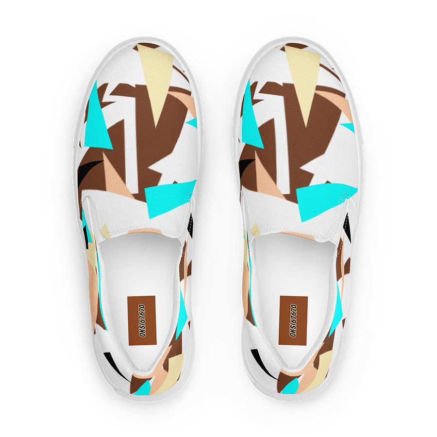 Geometric Fusion Women's Slip-Ons product image (1)
