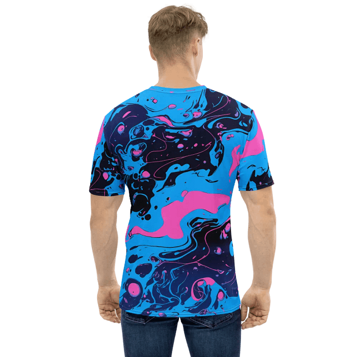 Vibrant Marbled Men's T-Shirt product image (2)