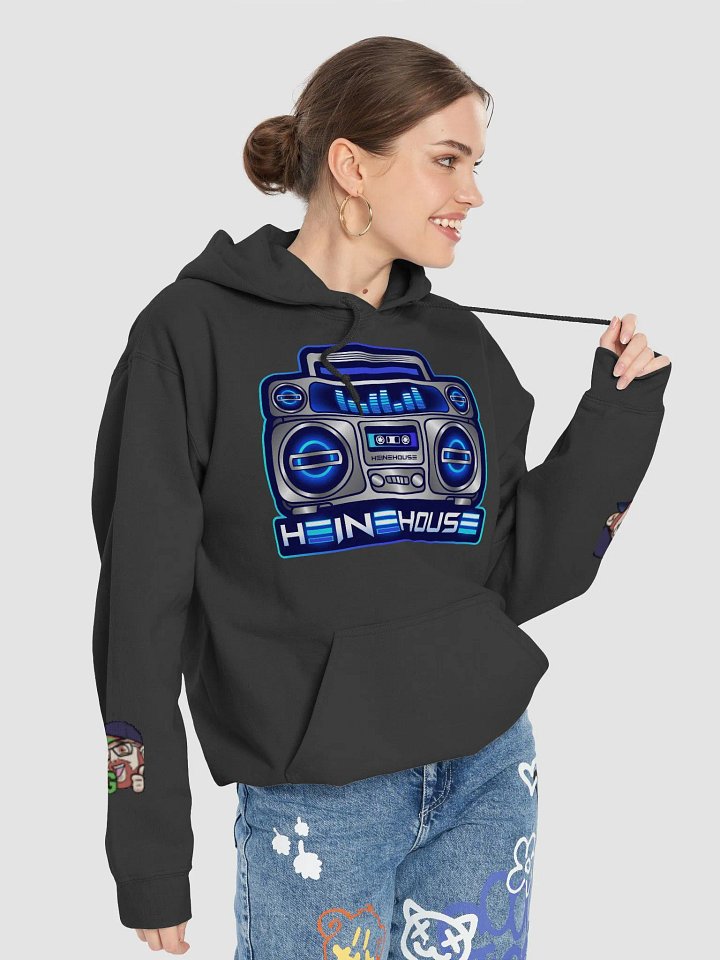 Pullover Unisex Hoodie - Thicc Emote & Logo product image (1)