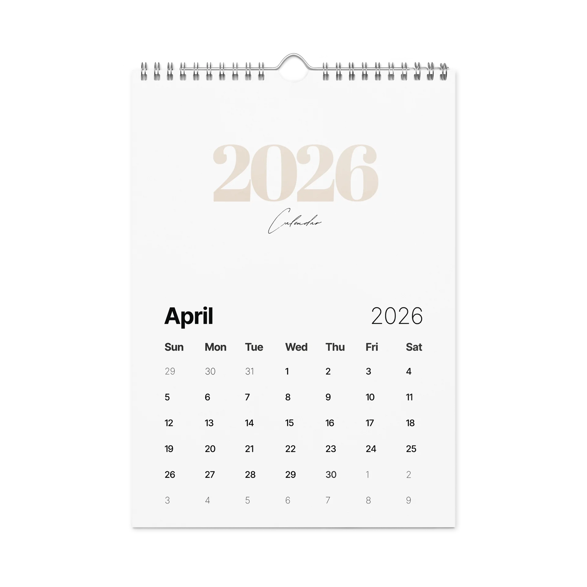 2026 Wall Calendar product image (1)