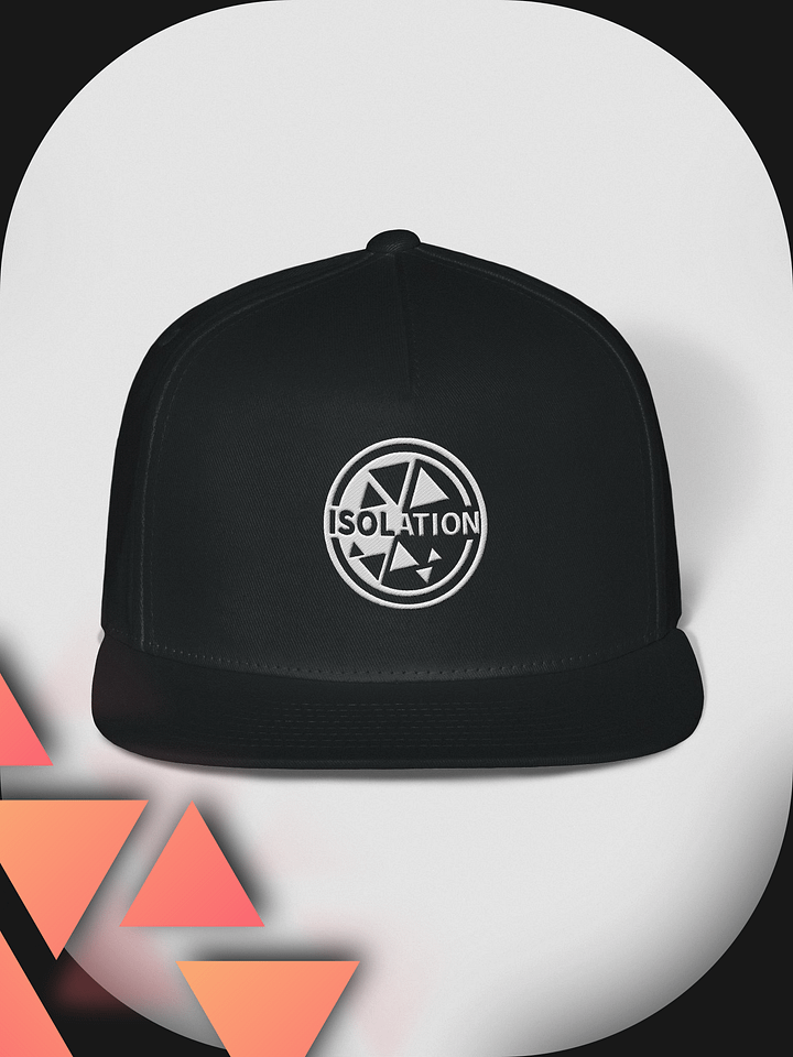 ISOLATION — 2019 LOGO — SNAPBACK — WHITE OUTLINE product image (1)