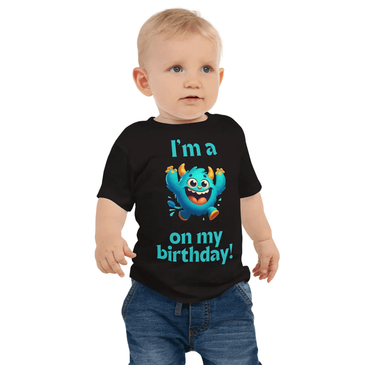 Birthday Monster Baby Tee product image (1)