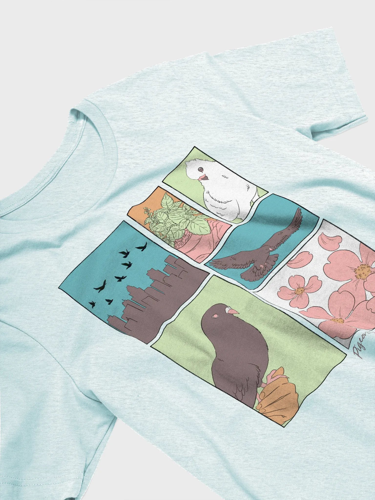 Vibrant Pigeon Rescue & Rehab Tee Shirt product image (48)