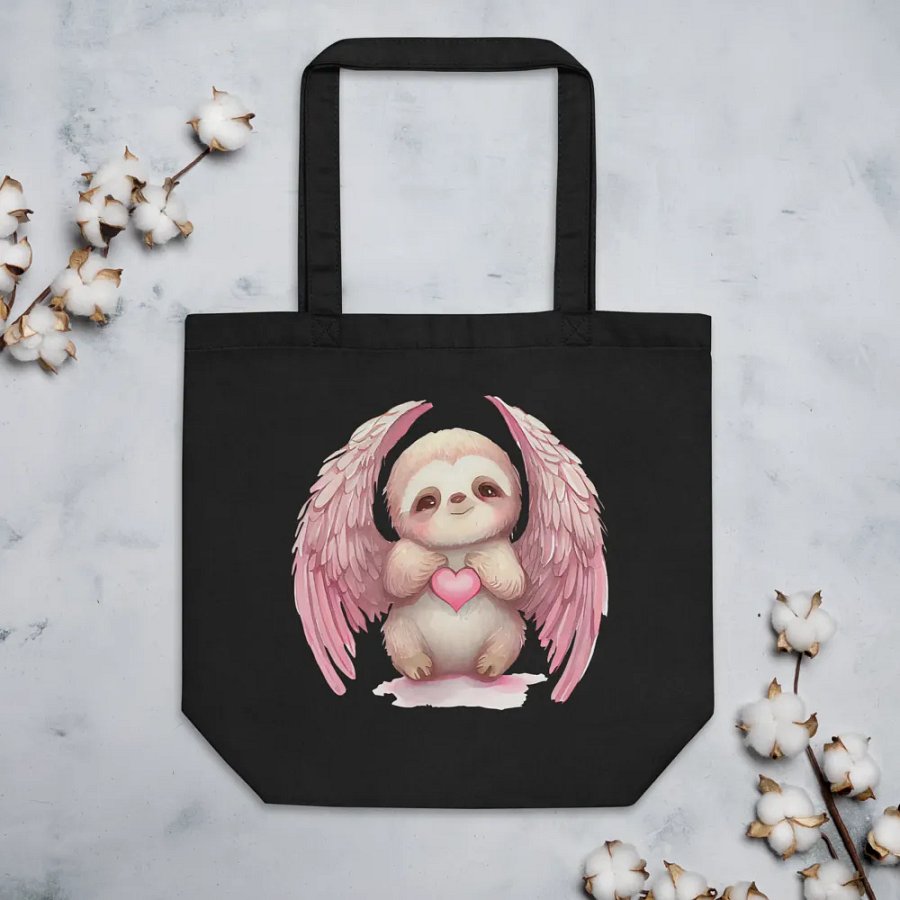 Angel Wings Sloth Love Tote product image (5)