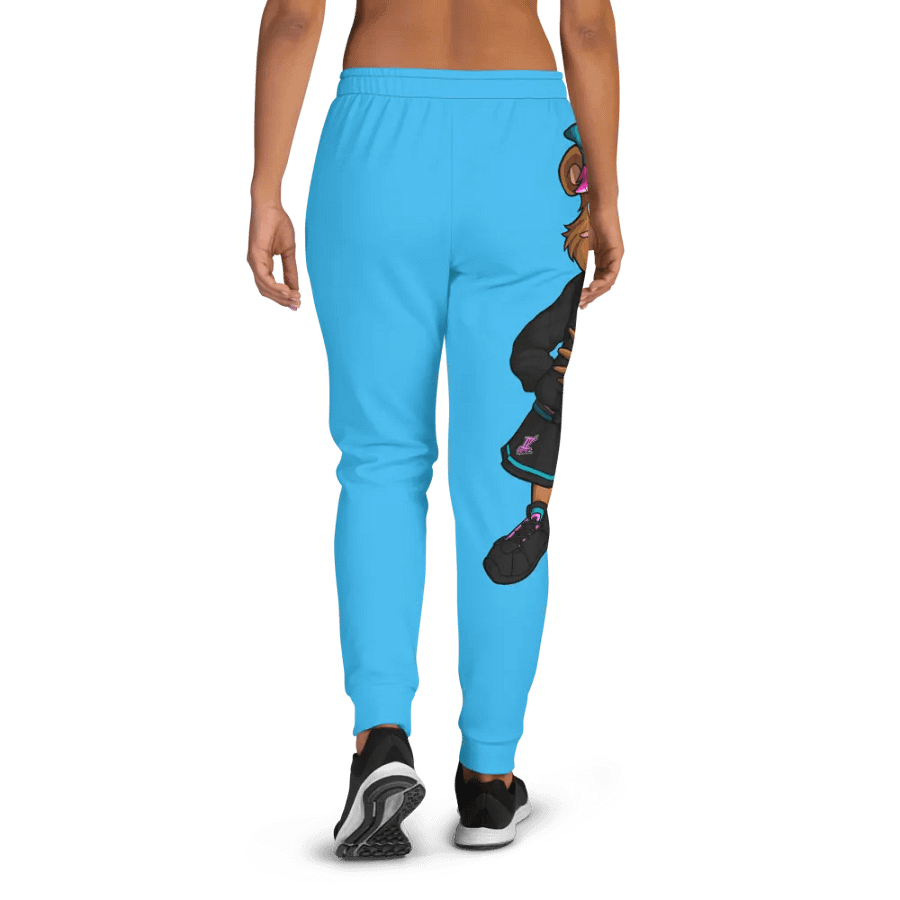 Standing Girl Bear Light Blue Joggers product image (2)