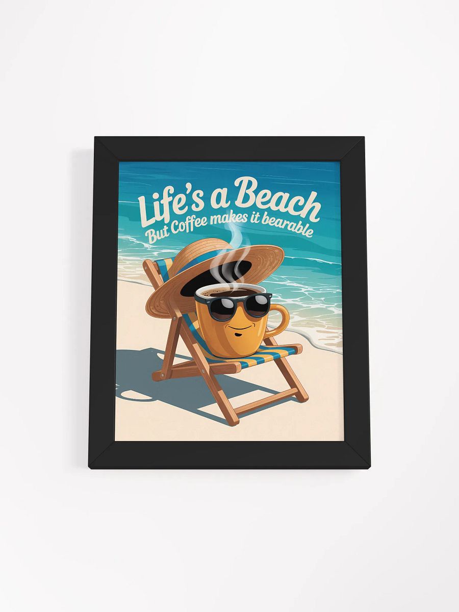 Sunny Sips Beach Poster product image (2)