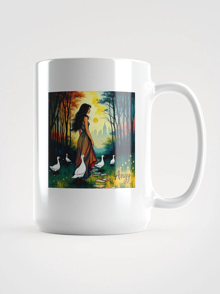 Goose woman walk Serenity Mug product image (1)