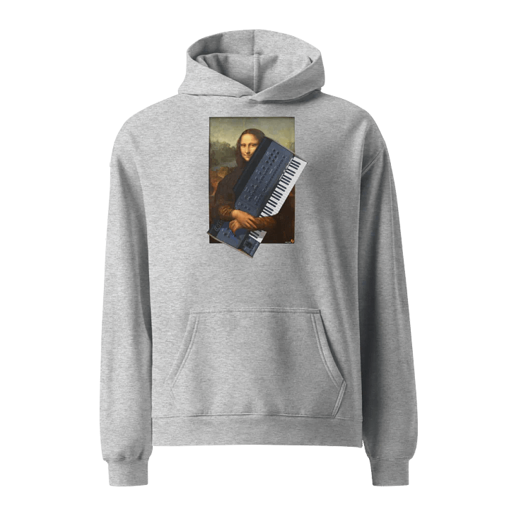 MoBNa LiXA by by Frank Fonik (Oberheim OB-XA), Techno EDM Unisex Premium Oversized Hoodie product image (2)