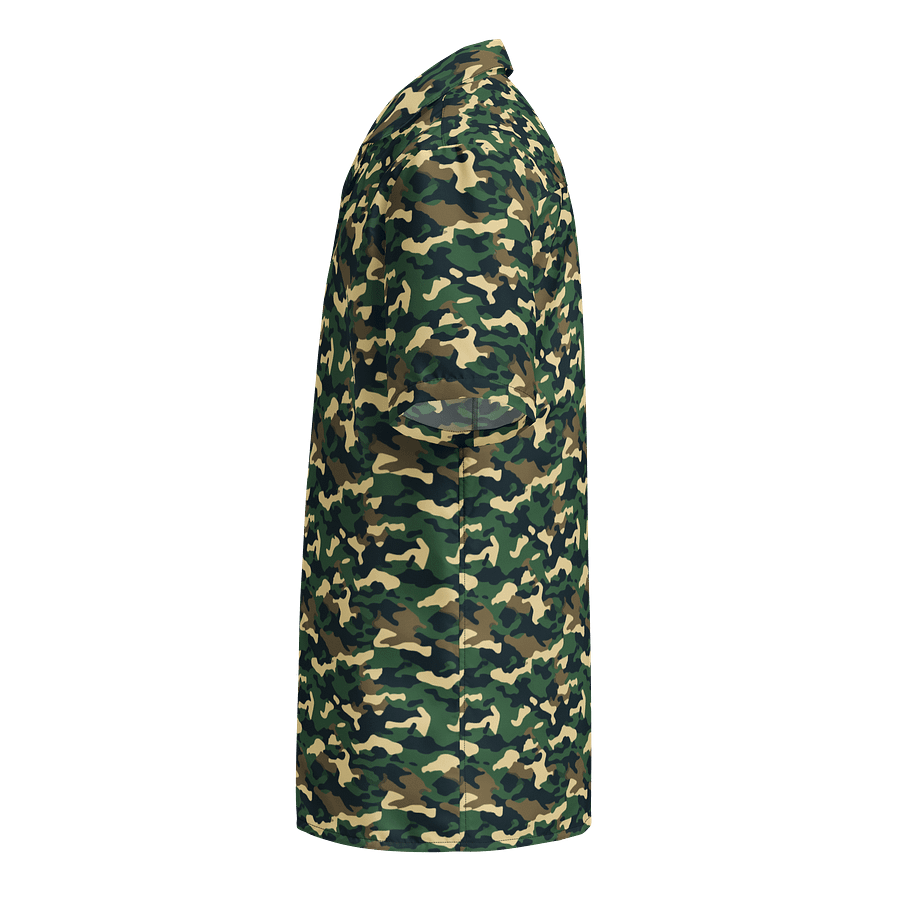 Jungle Camo Men’s Button-Up Shirt product image (3)