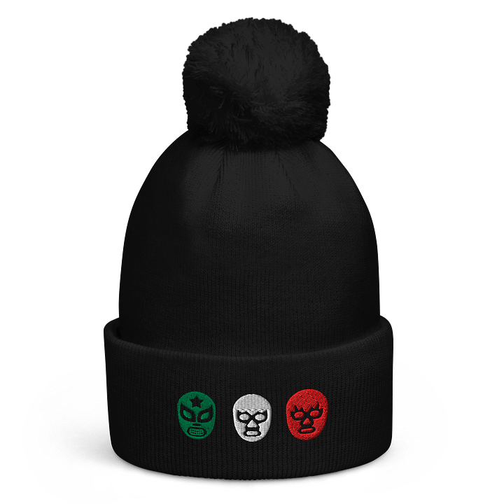 Lucha Libre Pom-Pom Beanie product image (1)