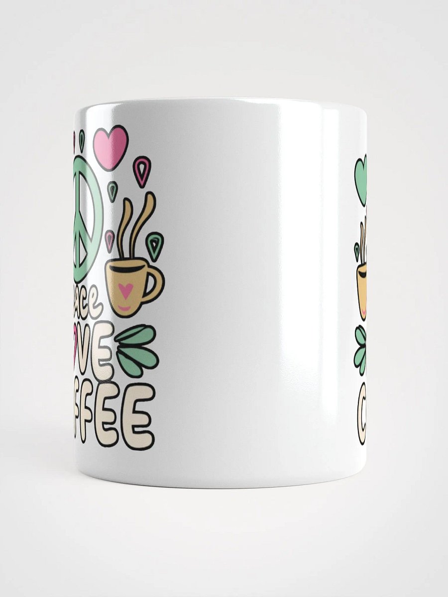 Peace Love Coffee Addict Mug product image (5)
