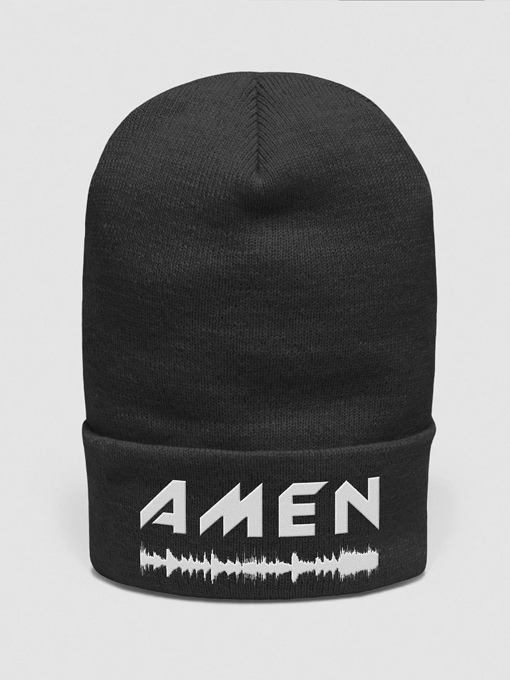 Amen V2 Embroidered Beanie product image (1)