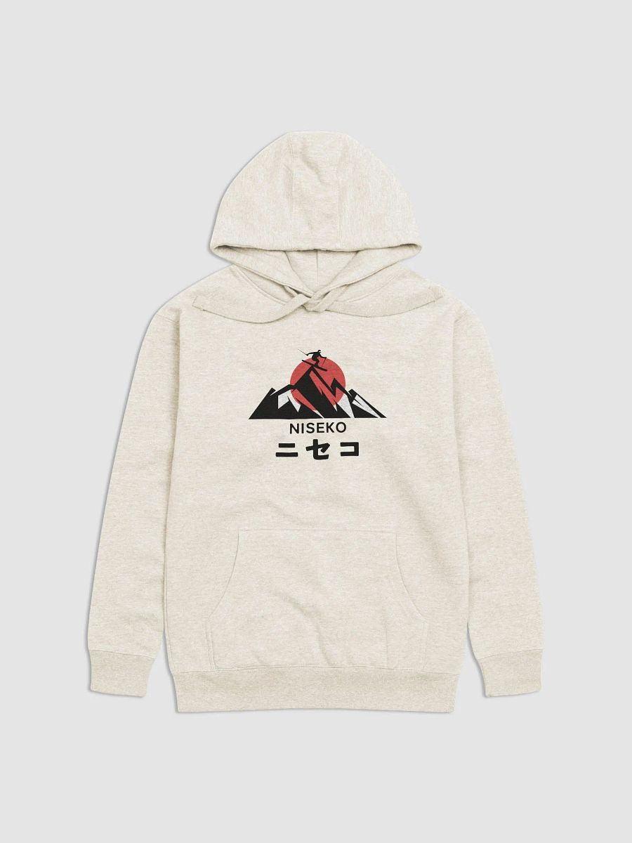 Niseko Ski Resort Cotton Blend Premium Hoodie, Mountain Skier 5 Colors product image (1)