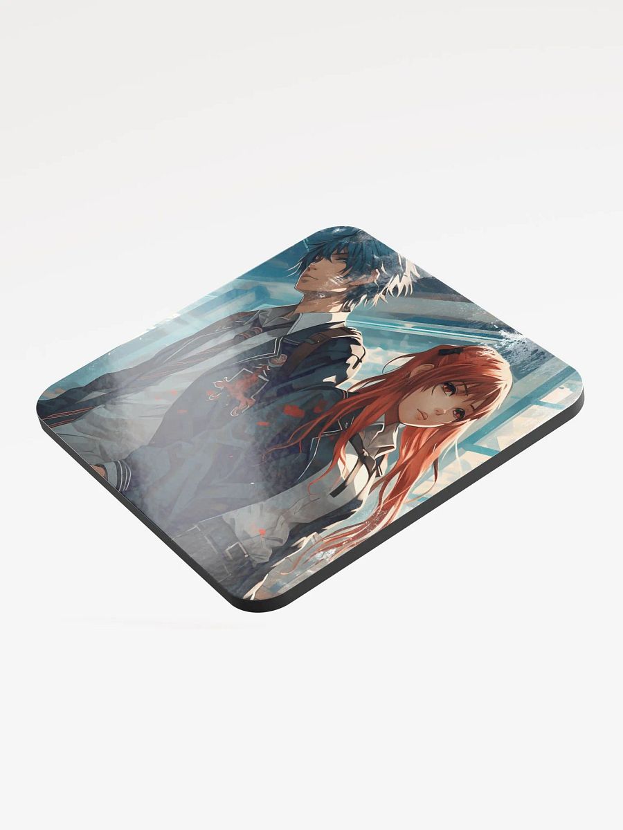 Last Goodbye Glossed Cork Coaster product image (3)