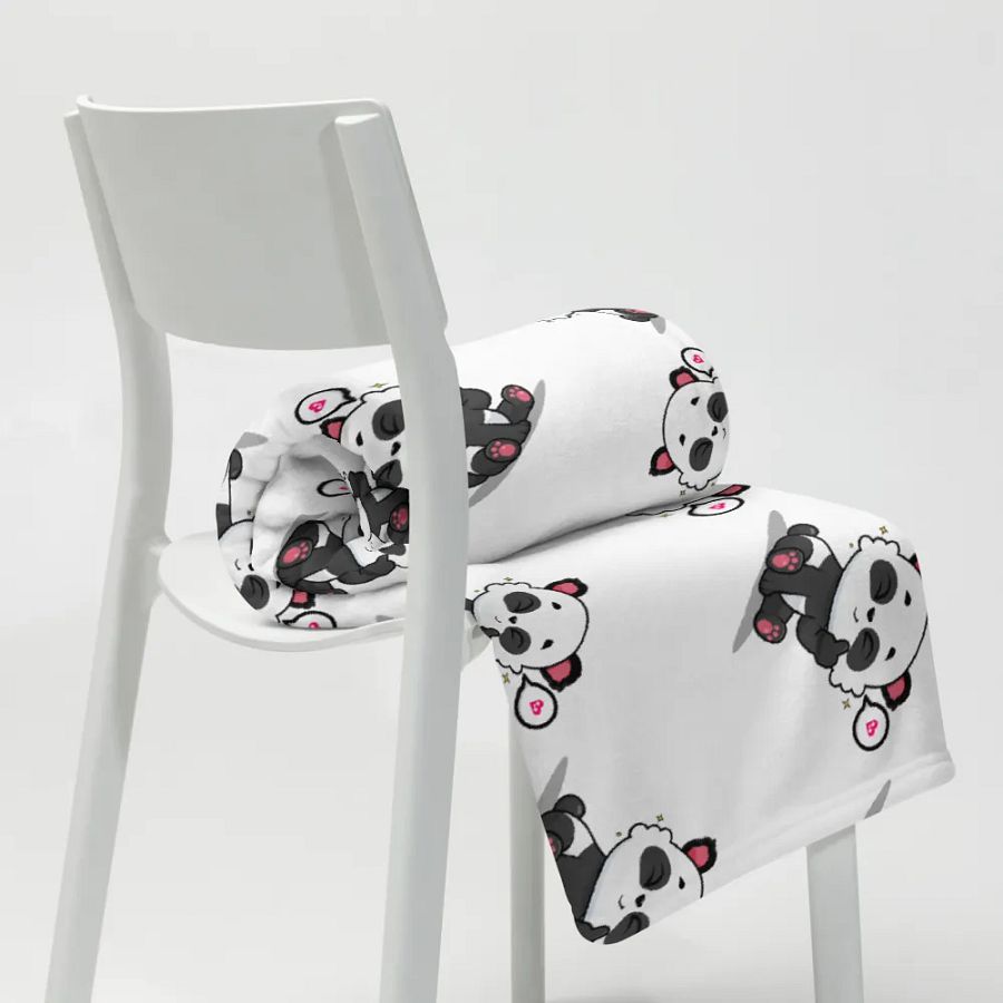 Panda Party Throw Blanket product image (9)