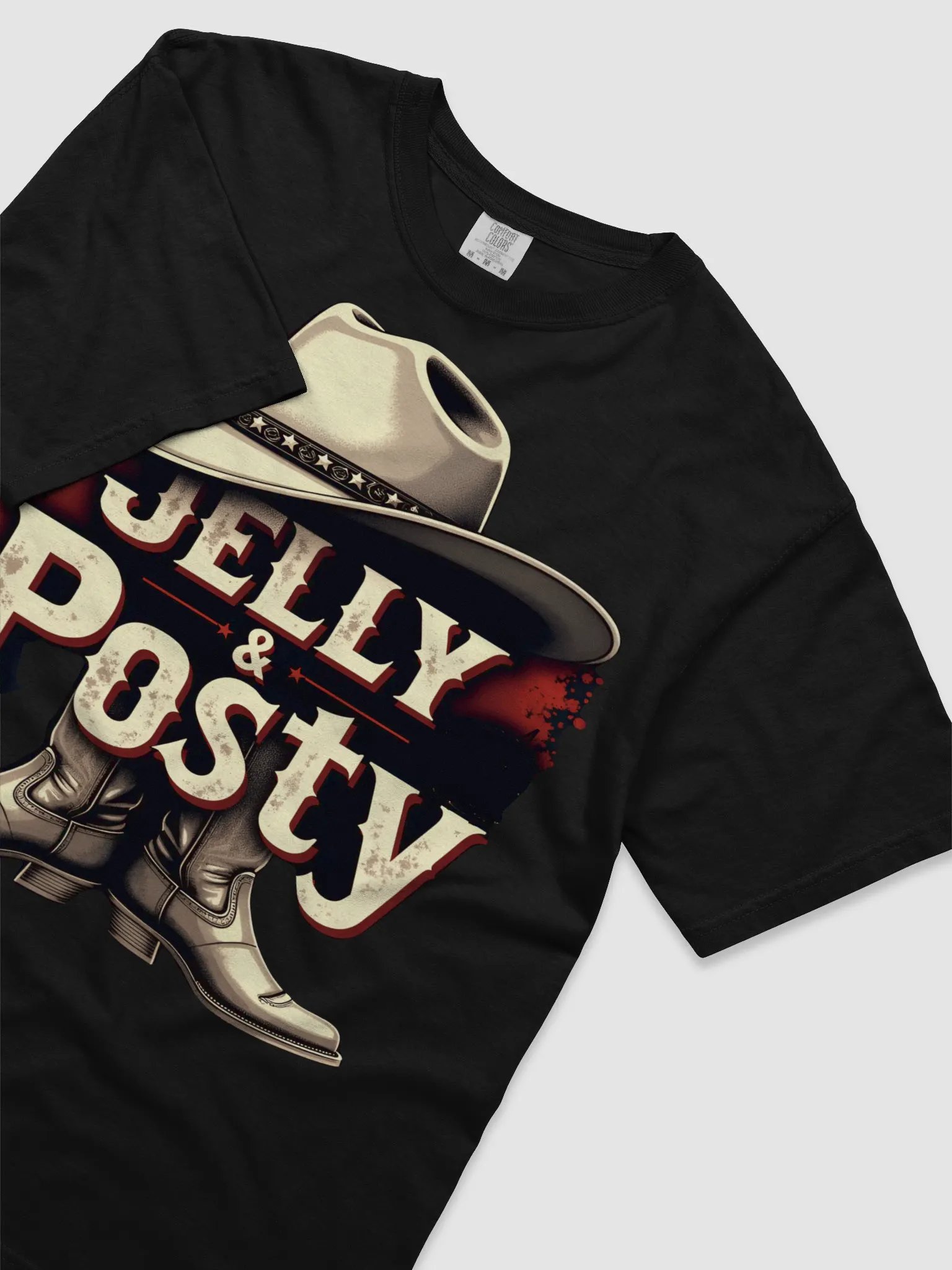 Jelly & Posty Western Style Cowboy T-Shirt product image (3)