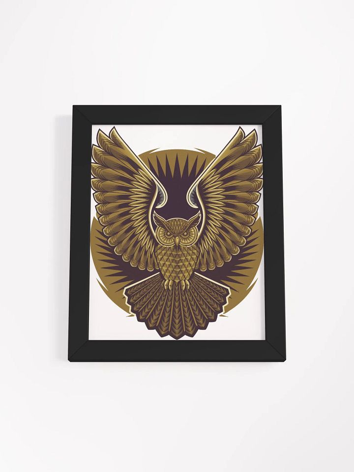 Majestic Golden Eagle Framed Poster - A Symbol of Power and Freedom product image (9)