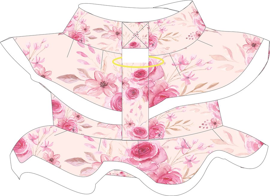Peitoral Menina Charmosa - Modelagem Pet PDF product image (1)