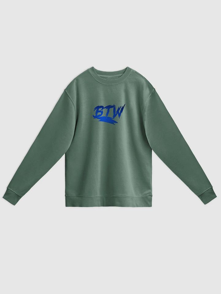 BTW new logo unisex pigment dyed sweatshirt product image (9)