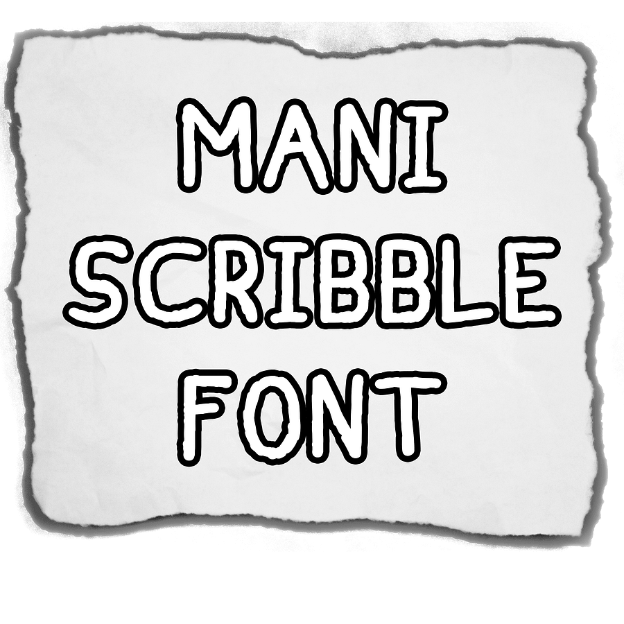 Mani Scribble Font product image (1)